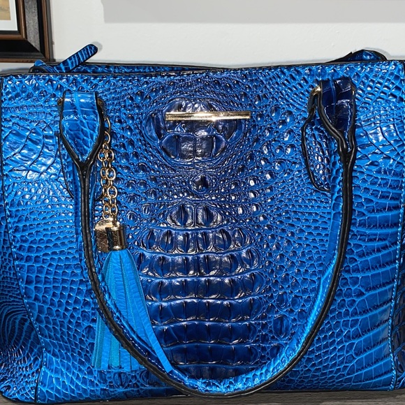 Fabrique En Chine Handbags - New: Beautiful  Dark Blue Fabrique En Chine Bag